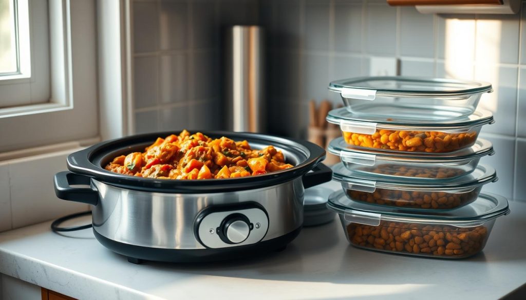 slow cooker vegetarian curry storage