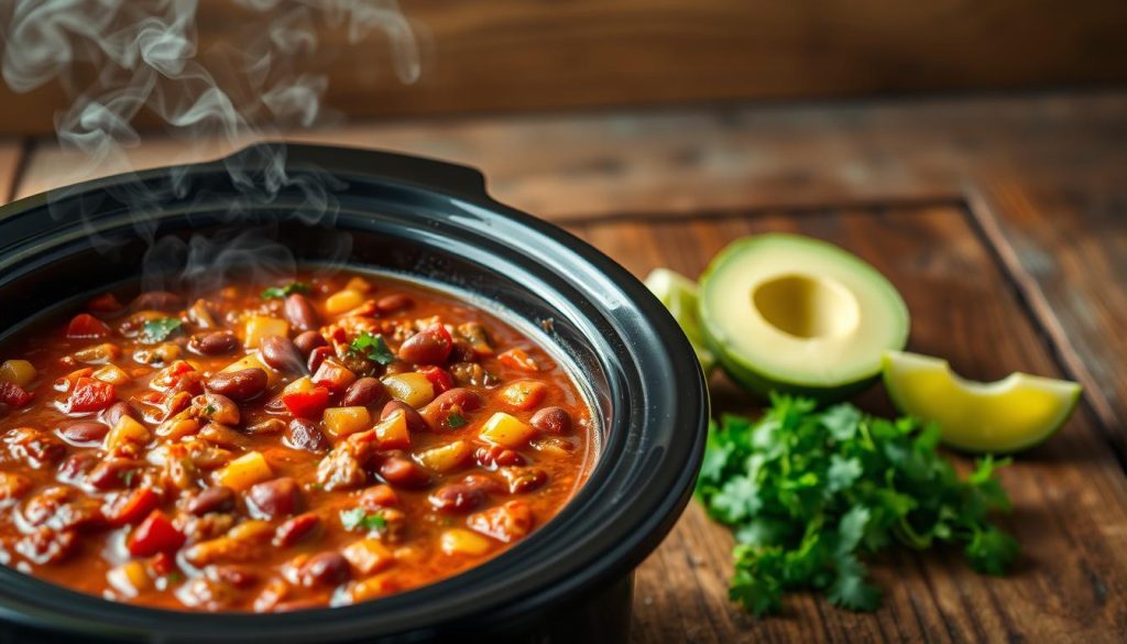 vegetarian slow cooker chili
