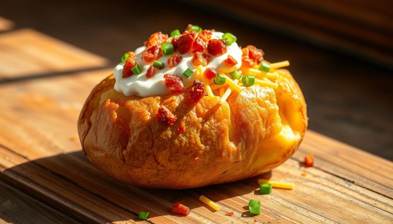 Loaded Microwave Baked Potato