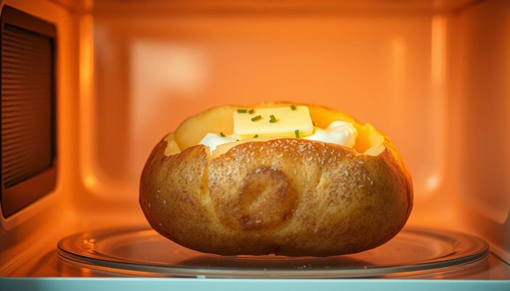 microwave baked potato