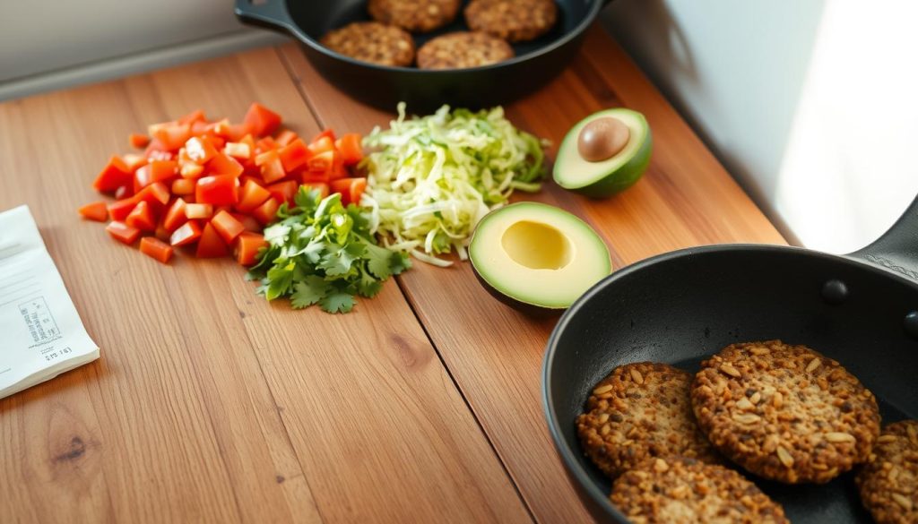 step-by-step taco preparation