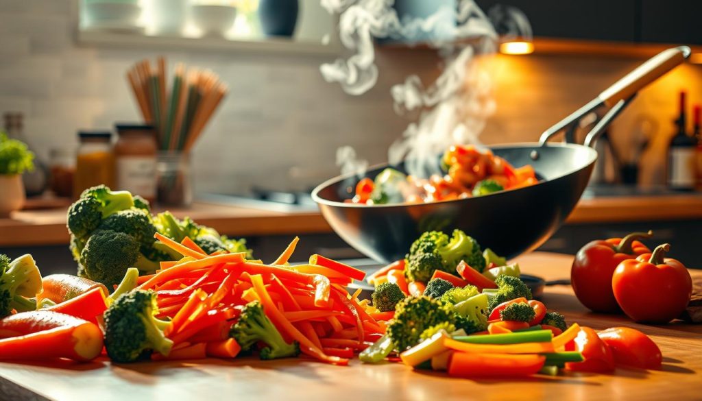stir fry cooking process