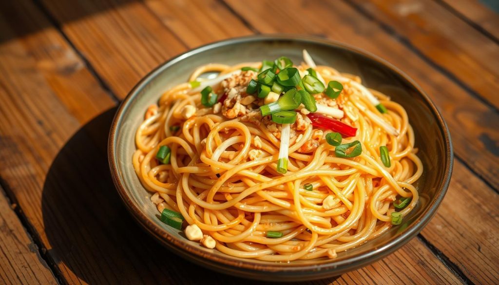 sweet and savory pad thai