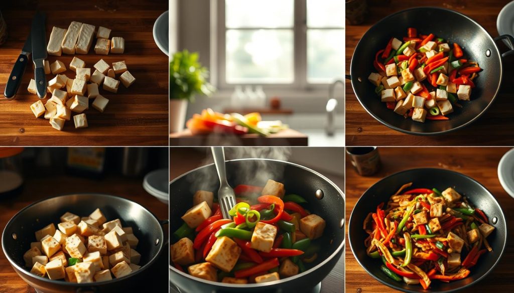 tofu stir fry cooking steps